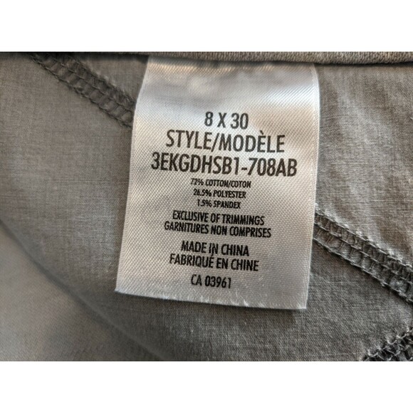 Denver Hayes Jeans  Women's 8  Gray Stretch Contemporary Fit Mid-Rise Straight - Picture 9 of 11